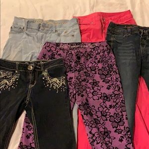 Girls jeans. $10 each